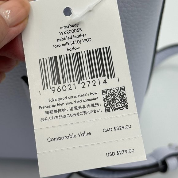 NWT Kate Spade Harlow Crossbody - Taro Milk - Picture 9 of 9